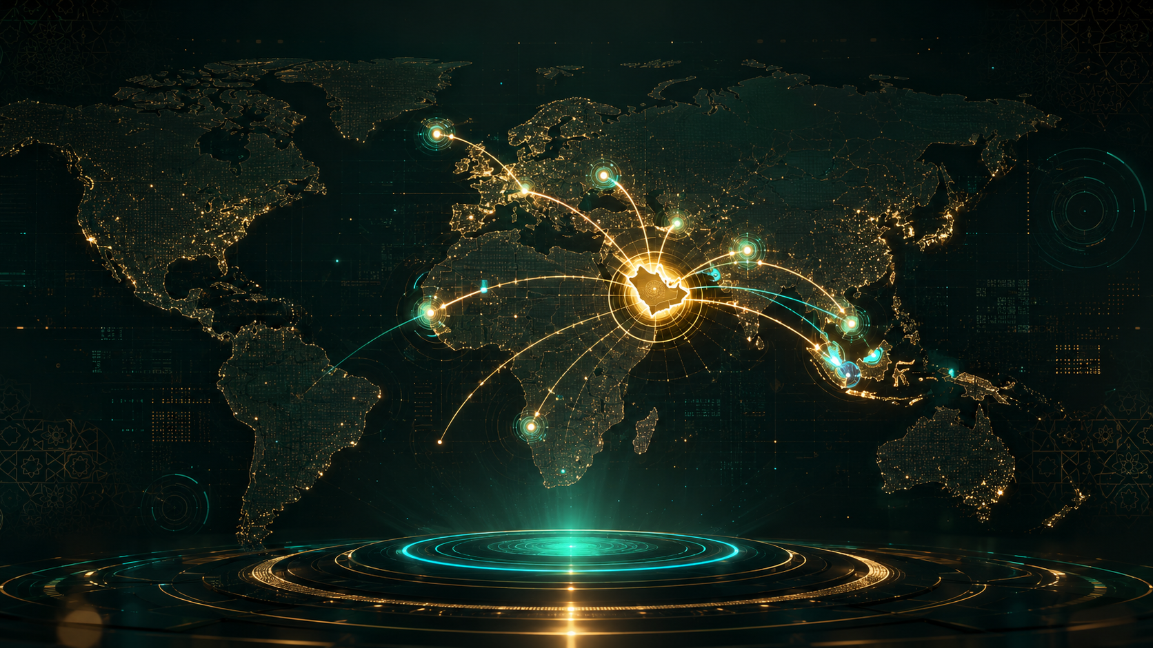 ELYSIANGO global contact routing infrastructure map